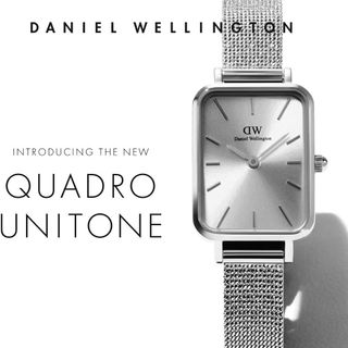 ĐỒNG HỒ NỮ CAO CẤP D WELLINGTON QUARDO DÂY LƯỚI CN BẠC MẶT XÁM HỘP NƠ TEM