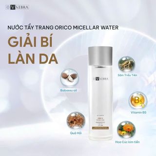 Nước tẩy trang sạch sâu Vxebra Orico Micellar Water dịu nhẹ cấp ẩm giúp làn da mịn màng và tươi trẻ
