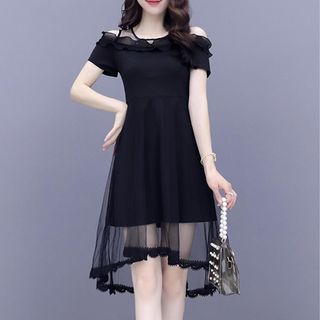 Váy dự tiệc sang trọng phong cách Hàn Quốc trẻ trung thiết kế dáng xòe đẹp cao cấp dự tiệc HN06 Nữ Dress