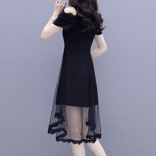 Váy dự tiệc sang trọng phong cách Hàn Quốc trẻ trung thiết kế dáng xòe đẹp cao cấp dự tiệc HN06 Nữ Dress