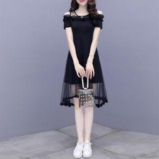 Váy dự tiệc sang trọng phong cách Hàn Quốc trẻ trung thiết kế dáng xòe đẹp cao cấp dự tiệc HN06 Nữ Dress