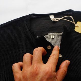 Áo Thun Nam Ngắn Tay ABABA F6921 Vải Mesh Dệt Tổ Ong Thoáng Khí Cổ Nút Cao Cấp