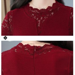 Đầm trung niên sang trong bigsize cho mẹ cao cấp dự tiệc thiết kế dáng suông đẹp L92 Nữ Dress