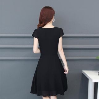 Đầm trung niên dự tiệc sang trọng cho mẹ bigsize phong cách Hàn Châu cao cấp che khuyết điểm đẹp L04 Nữ Dress