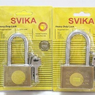 Ổ KHÓA SVIKA 40MM CÀNG DÀI 4 CHÌA (GIỮ CHÌA)
