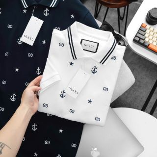 Polo nam,  Chất vải cotton cá sấu Pique, mặt vải mềm, sợi vải mịn chống nhăn.