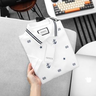 Polo nam,  Chất vải cotton cá sấu Pique, mặt vải mềm, sợi vải mịn chống nhăn.