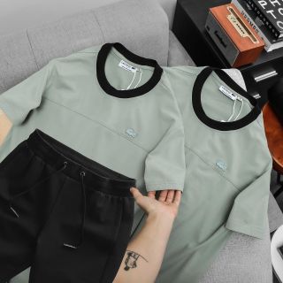 Set thun nam. Chất vải áo cotton 4 chiều đanh mịn siêu đẹp, short bc gen mềm mịn.