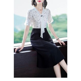 Váy dự tiệc thiết kế đuôi cá sang trọng phong cách công sở Hàn Quốc bigsize đẹp - P05