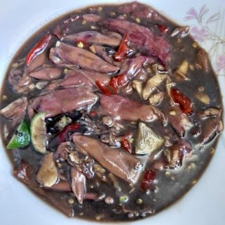 Hủ Mắm Mực Loại 1 [500Gr] - Đặc Sản Xứ Nẫu - Hàng Chính Gốc Bình Định ( nguyên con, chưa gia vị)