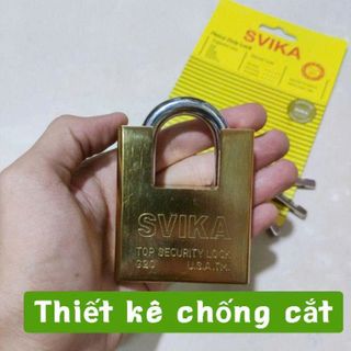 Ổ KHÓA SVIKA 60MM CHỐNG CẮT 4 CHÌA (GIỮ CHÌA)
