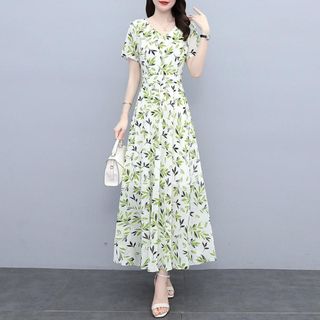 Đầm maxi dự tiệc cho mẹ phong cách hàn Quốc bigsize cao cấp thiết kế dáng xòe sang trọng đẹp HN27 Nữ Dress