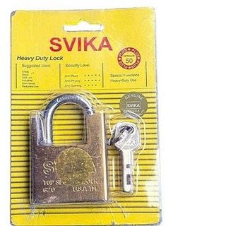 Ổ KHÓA SVIKA 50MM CHỐNG CẮT 4 CHÌA (GIỮ CHÌA)
