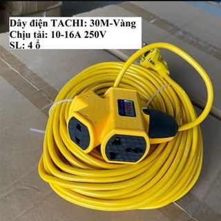 Ổ điện dây vàng (30m -1.8kg) cổng tròn