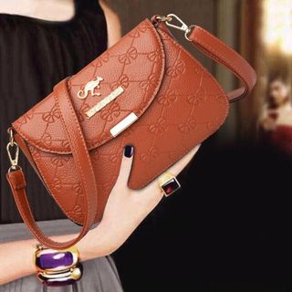 Túi xách nữ thời trang trung niên sang trọng quý phái, da cao cấp, đeo chéo, size 22cm TX04 Bag Chain