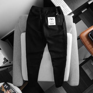 Jogger kaki Zara slim fit. Vải chính phẩm bền màu, cotton có thun co giãn 4 chiều thoải mái.
