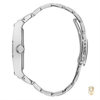 ĐỒNG HỒ NỮ CAO CẤP GUECS BẠC MẶT CHỮ NHẬT FULL ĐÁ DÂY THÉP