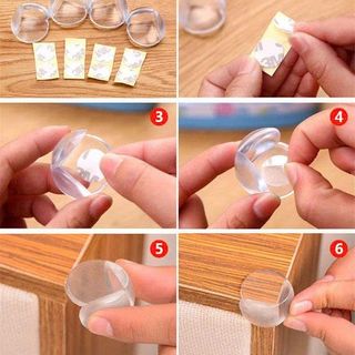 MIẾNG BỊT GÓC BÀN SILICON 3X2,5X2,5CM