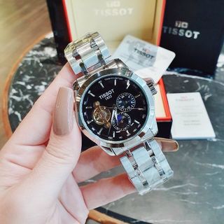 SĂN SALE ĐẦU NĂM ĐỒNG HỒ NAM TRUNG CẤP TIXOT DÂY THÉP LỘ ĐÁY CƠ