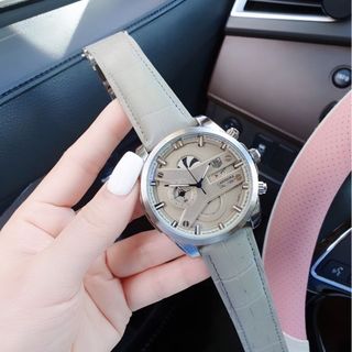 SĂN SALE ĐẦU NĂM ĐỒNG HỒ NAM TRUNG CẤP TAD HEUER DÂY DA CHONOGRAP