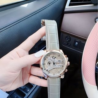 SĂN SALE ĐẦU NĂM ĐỒNG HỒ NAM TRUNG CẤP TAD HEUER DÂY DA CHONOGRAP