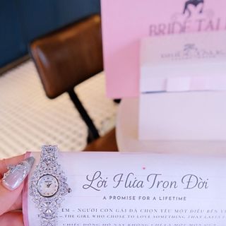 ĐỒNG HỒ NỮ CHÍNH HÃNG BRIDETALK 014467 ĐÍNH PHA LÊ FULLBOX HÃNG