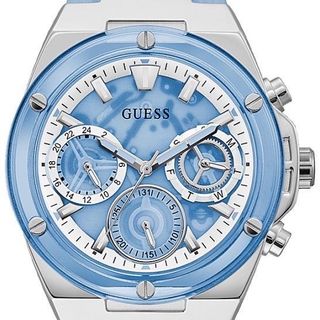 ĐỒNG HỒ NỮ CAO CẤP GUECS ECO FRIENDLY DÂY NHỰA TRONG MẶT CHONOGRAP