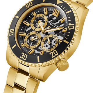 ĐỒNG HỒ NAM CAO CẤP GUECS INOX MẶT TRÒN CHẠY FULL KIM FULLBOX