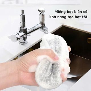 SET 10 MIẾNG BỌT BIỂN 2 MẶT TRÒN RỬA CHÉN