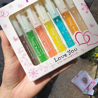 Bộ 7 chai nước hoa cây bút nữ,thơm Cây Viết Foci