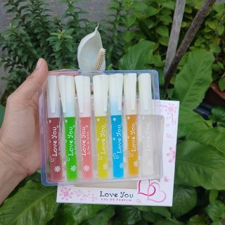 Bộ 7 chai nước hoa cây bút nữ,thơm Cây Viết Foci