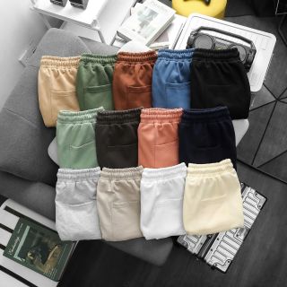 Short thun nam Basic Logo.  Chất nỉ cua dày mịn, đồng chất.