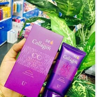 Kem Nền CC Collagen By Yanye Tím Thái Lan 45ml