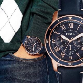 SALE ĐỒNG HỒ NAM CAO CẤP POSSIL DÂY DA XANH FULL KIM FULLBOX TAG