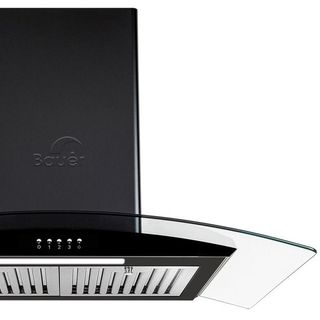 Máy Hút Mùi Bauer BC 70EC1B - Kính cong đen 1200m3/h