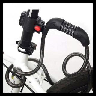 Ổ KHÓA XE ĐẠP XE MÁY 5 SỐ DÂY DÀI 1M2