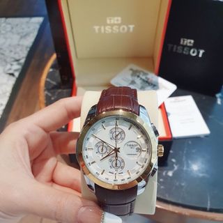 SĂN SALE ĐẦU NĂM ĐỒNG HỒ NAM TRUNG CẤP MÁY QUARZT TIXOT DÂY DA NÂU