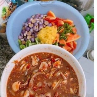 Mắm nêm cá cơm nguyên con Đặc Sản Bình Định, đã pha sẵn vừa ăn chai 350ML - SET 3 CHAI