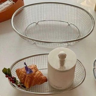 RỔ INOX 304 KIỂU NHẬT OVAL LOẠI DÀY (T120)