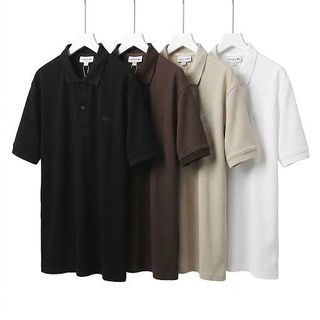 Áo thun polo nam. Chất 100% cotton gân , vải dệt gân đứng phom, bo dệt , thêu đồng màu.