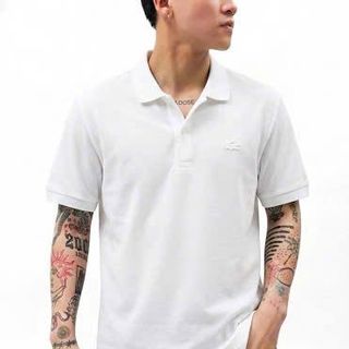 Áo thun polo nam. Chất 100% cotton gân , vải dệt gân đứng phom, bo dệt , thêu đồng màu.
