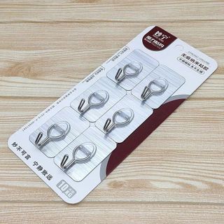 VỈ 6 MÓC DÁN TƯỜNG CHỊU LỰC 10KG