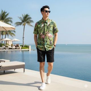 Sơ mi nam. Chất COTTON LỤA , mịn , thoáng thấm hút ok.