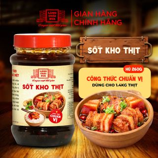 Sốt kho thịt Làng Chài Xưa 260g chuẩn vị kho thịt thơm ngon tròn vị như kho thủ công - kho được 1.4kg thịt