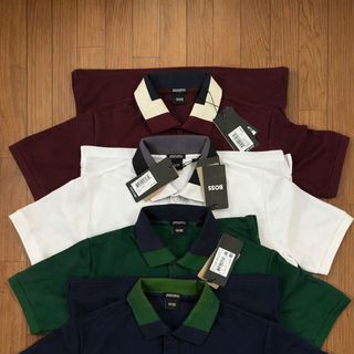 POLO  NAM COTTON 4C  PIQUE  NEW.  Chất tổ ong gai PIQUE  Dày Dặn.