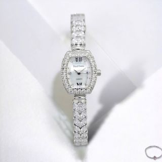 ĐỒNG HỒ NỮ CAO CẤP RODAL CROWN MẶT BẦU ĐÍNH ĐÁ SWAROSKI HÌNH CHIẾC LÁ