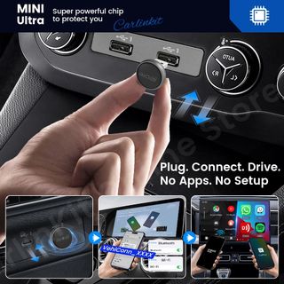 CARLINKIT MINI ULTRA 3 -Bộ Apple carplay/Android auto (2 in 1) không dây (phiên bản 2025)