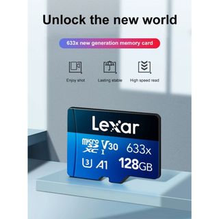 Thẻ nhớ Lexar tốc độ cao 4K Class 10, U3 chuyên dụng cho các thiết bị cần ghi, đọc tốc độ cao