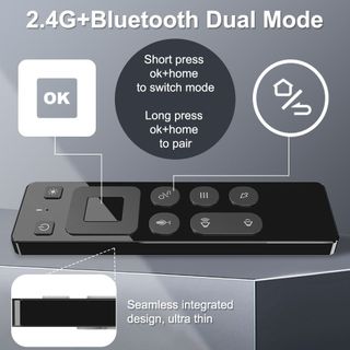 [T9 PRO] Remote TV/Chuột bay, kết nối 2 chế độ 2.4G và Bluetooth, pin sạc tích hợp, có bàn phím lên đến 58 phím