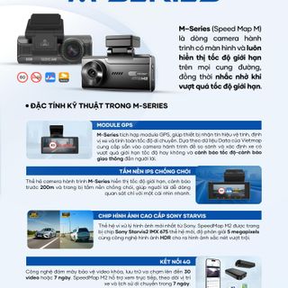 [MỚI 11/2024] Camera hành trình Vietmap Speedmap M2 Công nghệ thông minh Lái xe an toàn